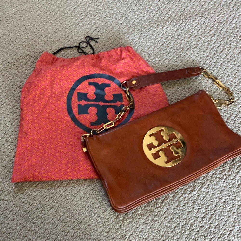 Tory Burch logo handbag